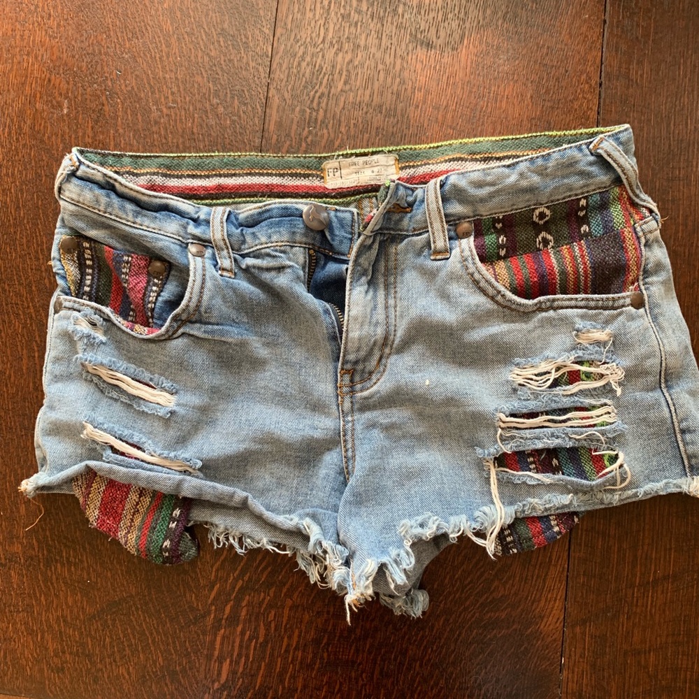 Free people boho shorts size 27